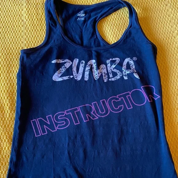 Zumba Racer back Tank Top - Picture 1 of 5